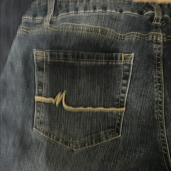 Maurices Classic Low Rise Dark Blue Flare Jeans - Picture 5 of 6